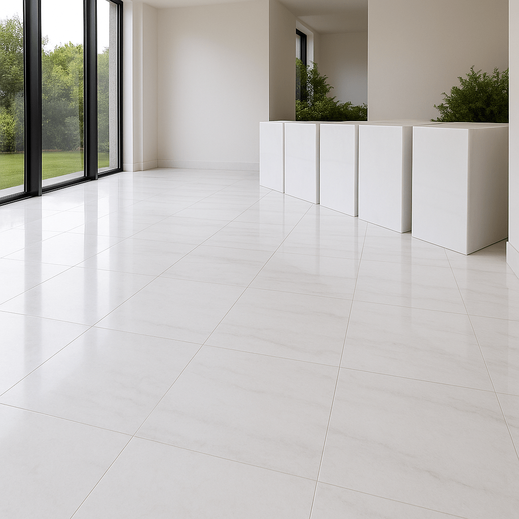 white makrana marble flooring | Makrana Milky White Marble