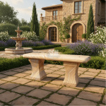 Natural Sandstone Garden Bench