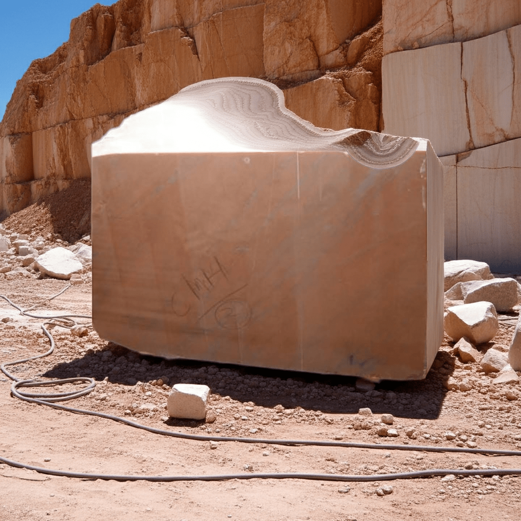 Pink Marble Block