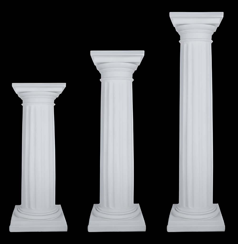 stone columns western design