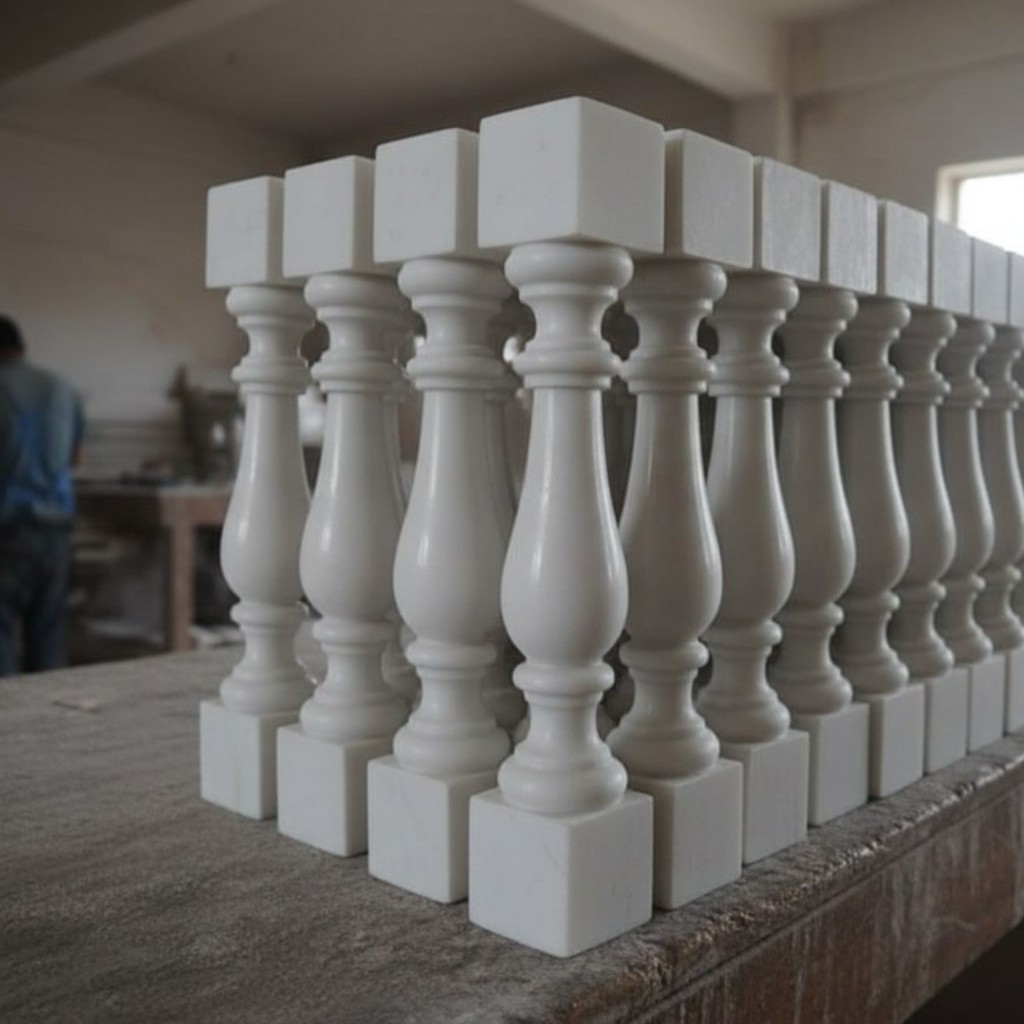 Marble Baluster | Carved Marble Pillar
