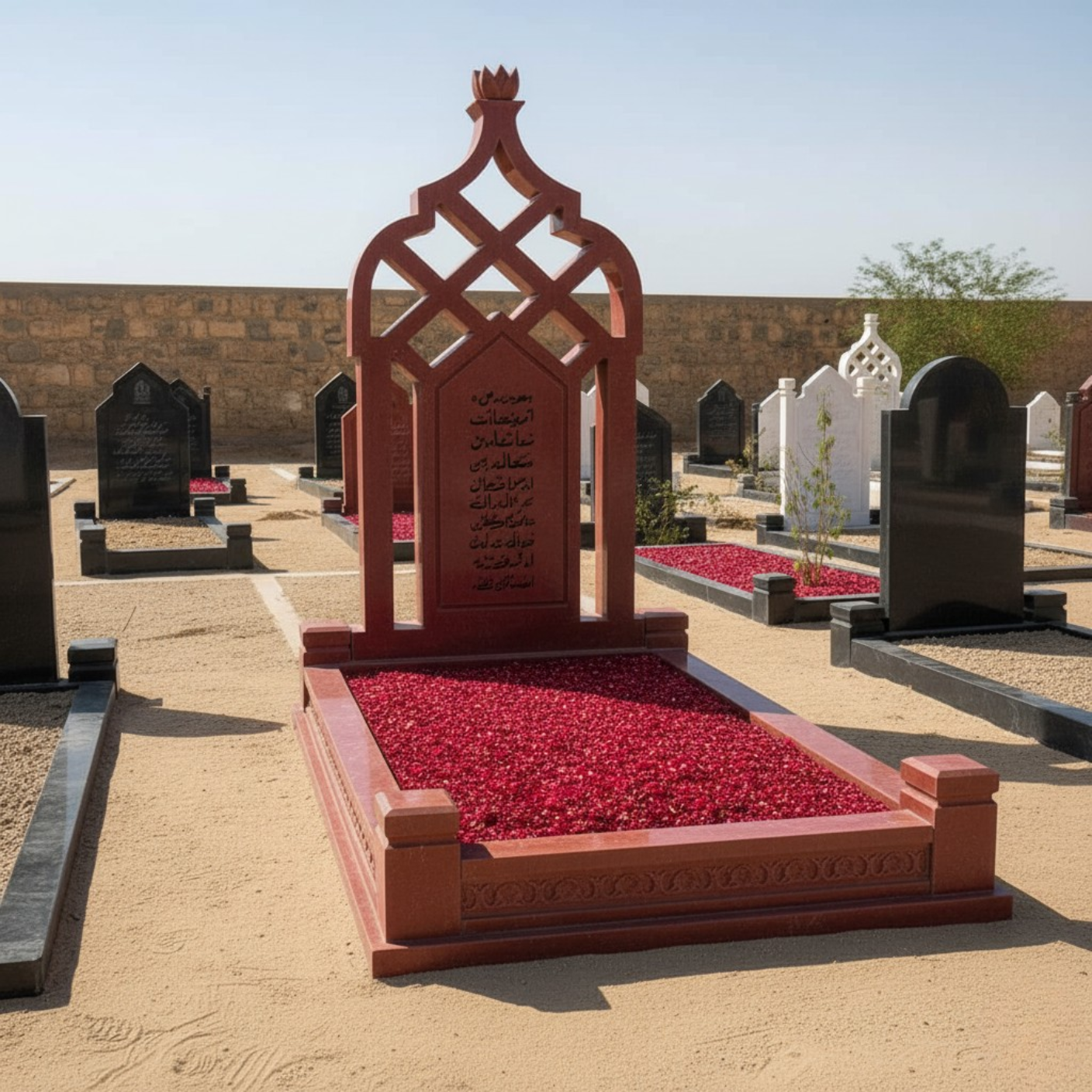 Red Stone Marble Dargah