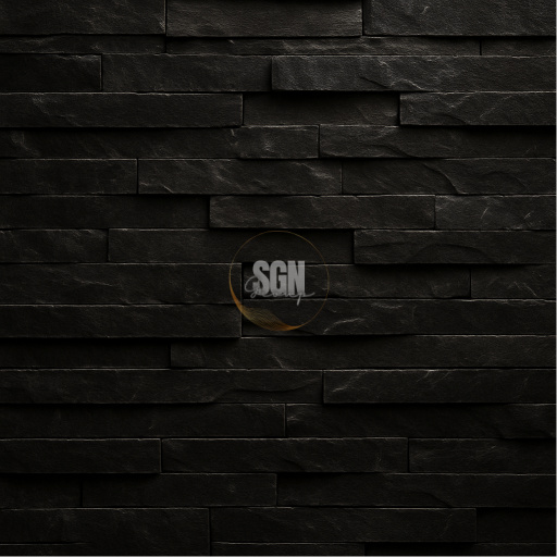 Natural Black Stone Wall Panel - SGNGroup