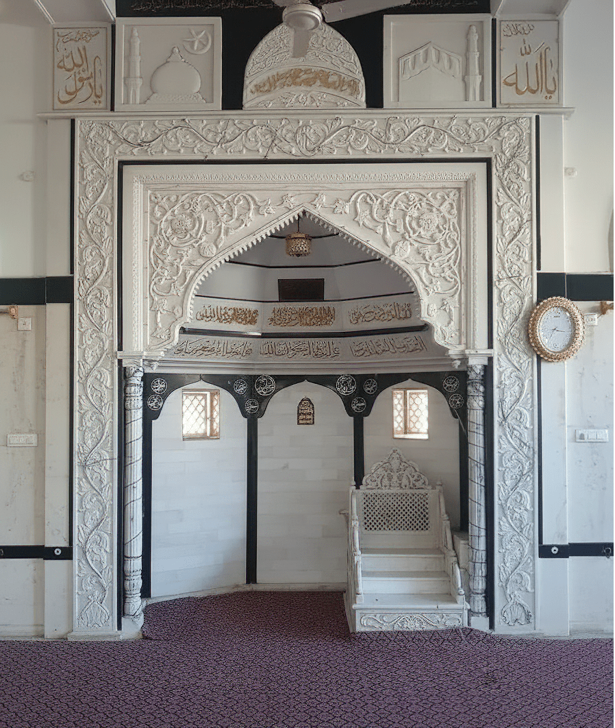 islamic structure in marble and stone