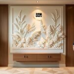 3D Floral Mural Design