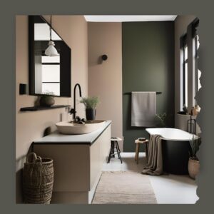 A cozy café-inspired bathroom C
