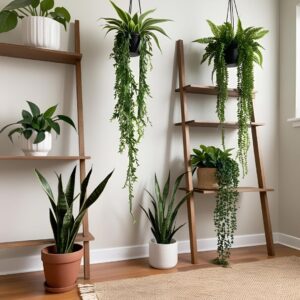 Hanging faux plants B
