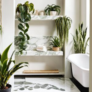Hanging faux plants D