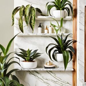 Hanging faux plants E