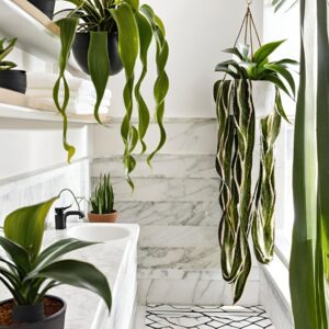 Hanging faux plants F