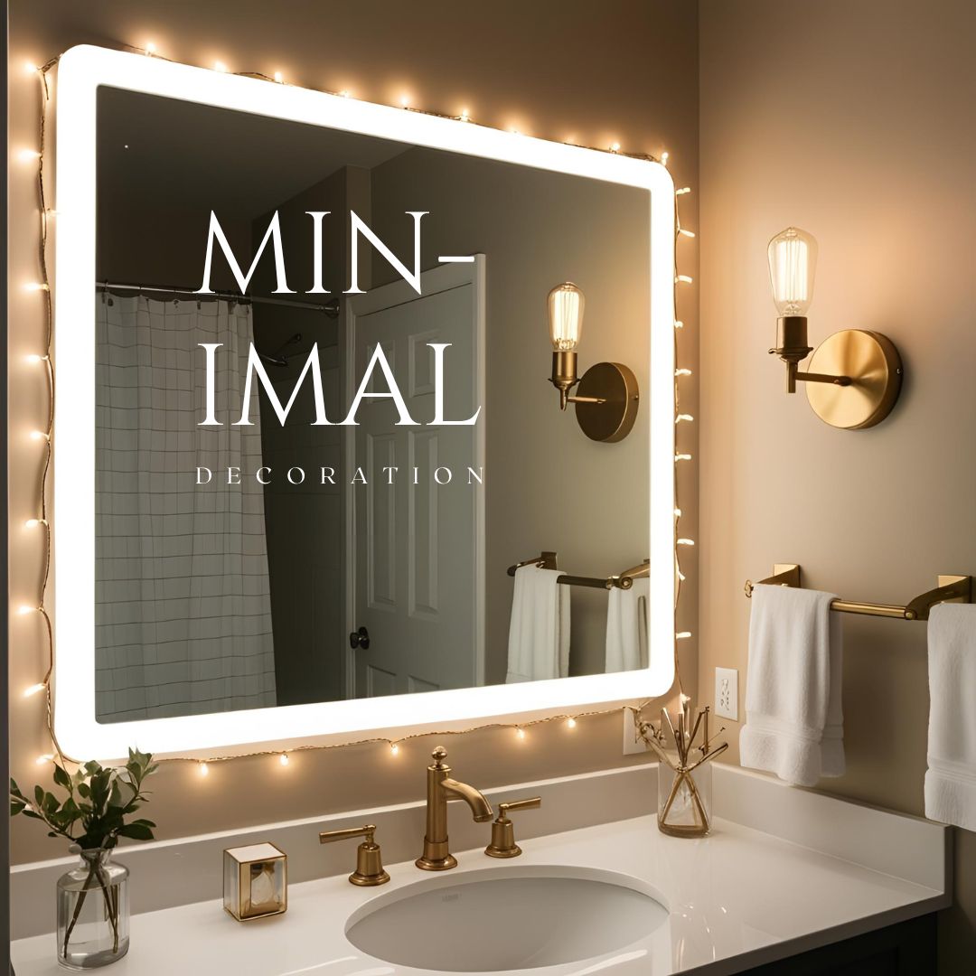 bathroom mirror wrapped A
