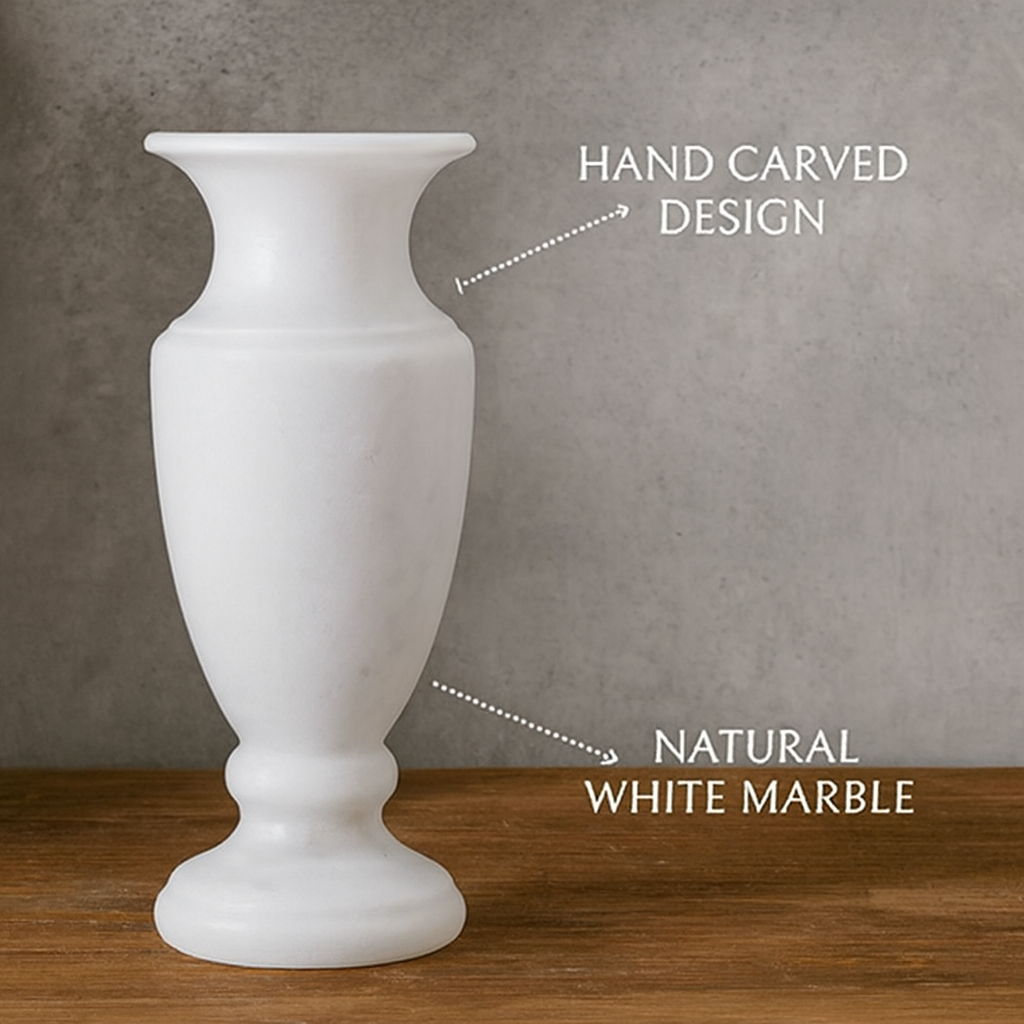 Marble Flower Vase